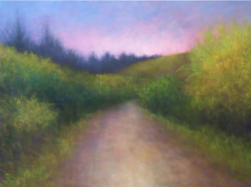 Daybreak - Landscape painting | Oil And Acrylic Painting in Paintings by Victoria Veedell. Item composed of canvas compatible with contemporary style
