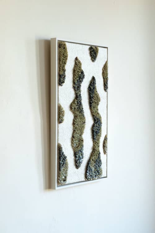 Seaweed Ripple No. 3 | Tapestry in Wall Hangings by Jasmine Linington. Item composed of fabric