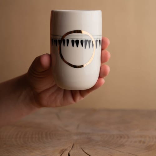 Vienna Mugs | Drinkware by Boya Porcelain. Item composed of ceramic
