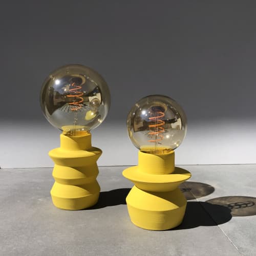 Zig Zag Sunshine by niho Ceramics Wescover Lamps