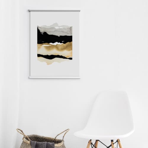 Mountains + Valleys | Prints by Kim Knoll. Item composed of paper