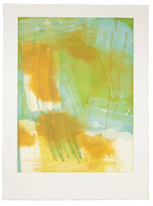 Sketches From Venice IV | Etching in Paintings by Michael Rich. Item made of paper works with minimalism & mid century modern style