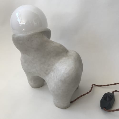 ceramic creature lamp | Lamps by Kelly Witmer