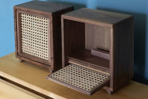 003_mei (altar for pets) | Cabinet in Storage by CHICHOIMAO. Item composed of walnut in minimalism or contemporary style