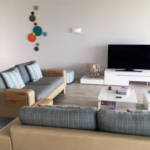 Parrot Flower | Wall Sculpture in Wall Hangings by James Aarons. Item composed of ceramic