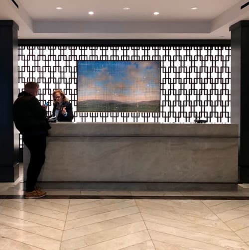 Hotel Talisa | Oil And Acrylic Painting in Paintings by Tania Dibbs | Hotel Talisa, Vail in Vail. Item composed of synthetic