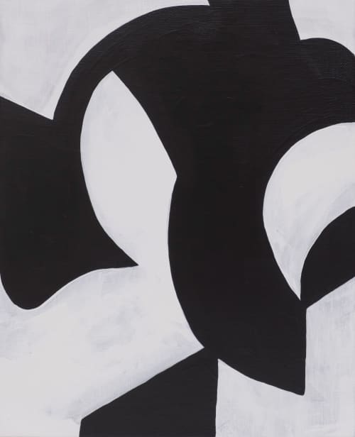 Eat (clipping series - frame) | Oil And Acrylic Painting in Paintings by Kotaro Machiyama | Arufurekkusuosaka in Osaka. Item composed of canvas in japandi or art deco style