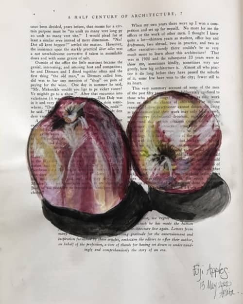 2 Are Better Than 1 | Watercolor Painting in Paintings by Grange Home. Item composed of metal in industrial or modern style