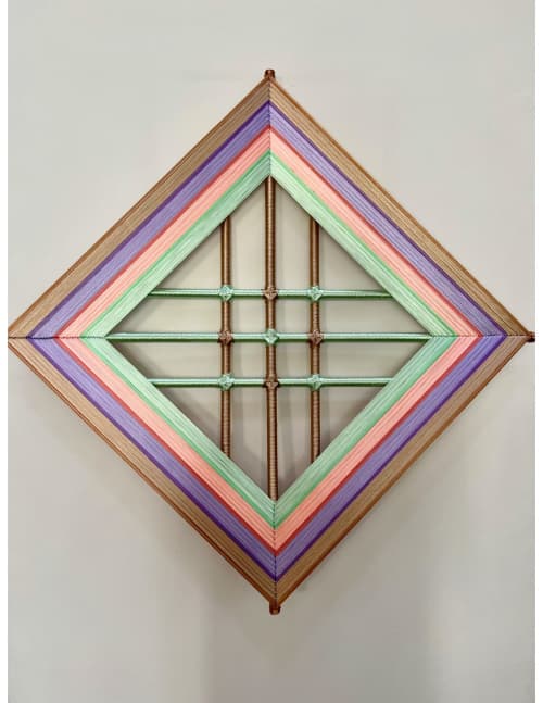 Mandala Window | Wall Sculpture in Wall Hangings by Woloch Company. Item made of wood