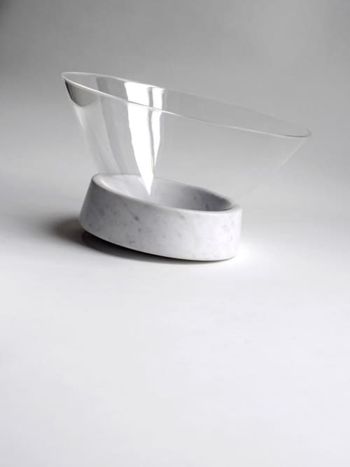 Egocentrico - carrara | Decorative Bowl in Decorative Objects by gumdesign. Item composed of marble in contemporary style