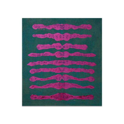 Dzogchen Series 1 | Oil And Acrylic Painting in Paintings by Kim Fonder. Item made of fabric with synthetic
