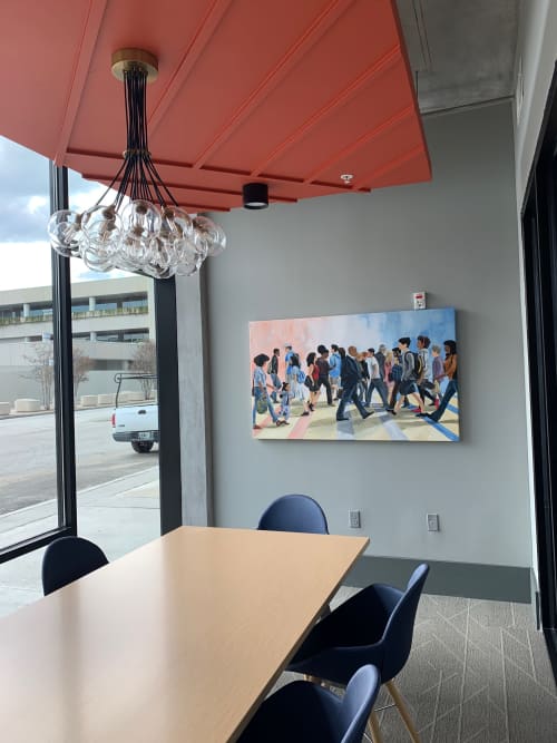 Walks of Life | Paintings by Keith Doles | Lofts at Jefferson Station Apartments in Jacksonville