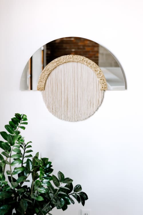 "Aria Aura" | Mirror in Decorative Objects by Candice Luter Art & Interiors. Item composed of glass and fiber