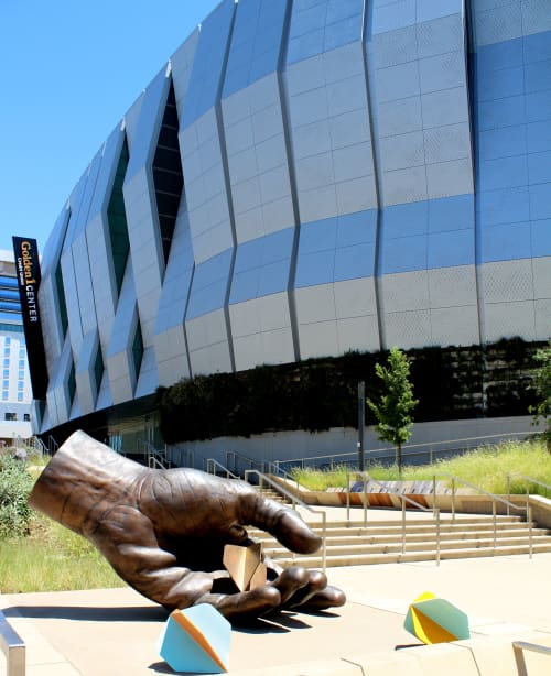 Missing the Mark | Public Sculptures by Gale Hart | Golden 1 Center in Sacramento