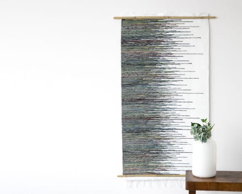 Sokkie - Weaving Wall Hanging Tapestry | Wall Hangings by Lale Studio & Shop. Item made of bamboo & fabric compatible with boho and minimalism style