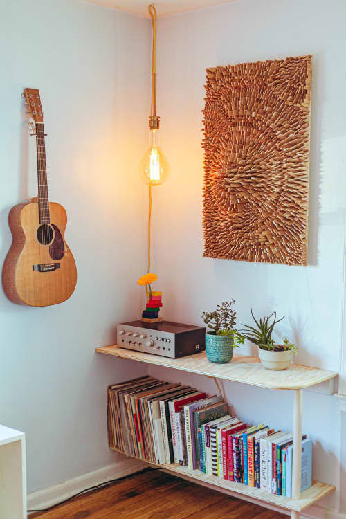 "Wooden Wave" 3D Wooden wall art | Wall Sculpture in Wall Hangings by Gabriel Gaffney Smith. Item made of wood