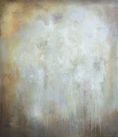 364 Illuminating Light | Oil And Acrylic Painting in Paintings by Anne B Schwartz. Item composed of synthetic compatible with minimalism and contemporary style