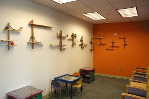 by and by | Sculptures by Craig Robb | Childrens Hospital Of Colorado in Colorado Springs. Item made of wood