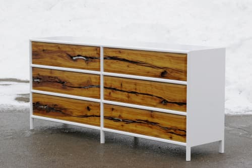 Osage Orange 6-Drawer Dresser | Storage by Todd McCollister. Item composed of wood compatible with contemporary and modern style