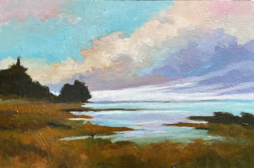 Endless Light - Acrylic Landscape Painting on Canvas | Oil And Acrylic Painting in Paintings by Filomena Booth Fine Art