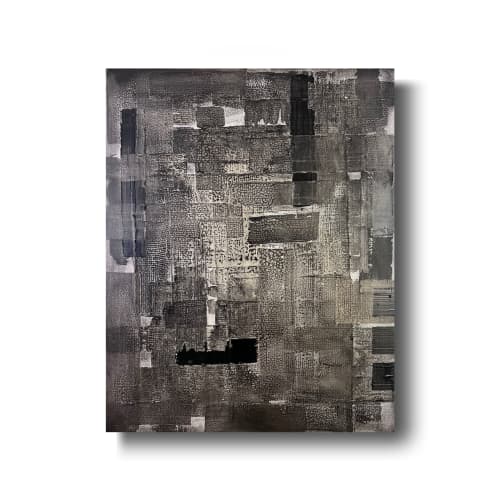 Memory - Original mixed-media abstract | Mixed Media in Paintings by J. Kent Martin. Item composed of canvas in minimalism or mid century modern style