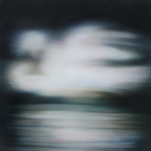 The Moon Does Not Wait To Cast It's Reflection | Oil And Acrylic Painting in Paintings by Laura Wood. Item made of canvas