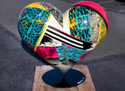 I Heart Annie | Public Sculptures by ANTLRE - Hannah Sitzer. Item made of synthetic