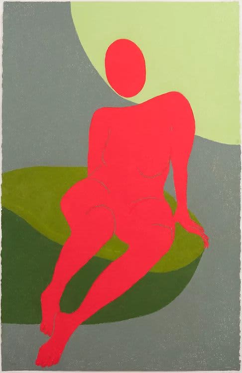 Ester / Эster | Drawings by Elvira Dayel. Item composed of canvas and paper