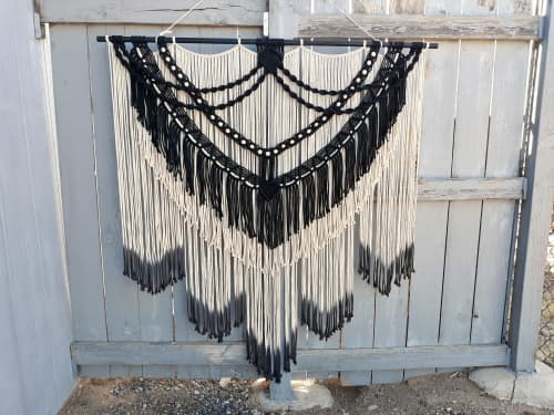 Macrame Wall Hanging With Heart by Desert Indulgence