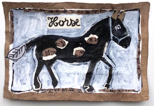 Horse (New) | Prints by Pam (Pamela) Smilow. Item made of paper