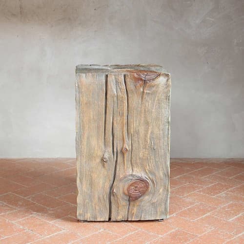 Peralta Cube | Side Table in Tables by Pfeifer Studio. Item made of wood works with boho & contemporary style