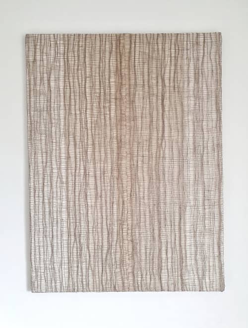 Grounded | Tapestry in Wall Hangings by Saskia Saunders | Edward Bulmer Natural Paint in London. Item composed of fiber compatible with contemporary and country & farmhouse style
