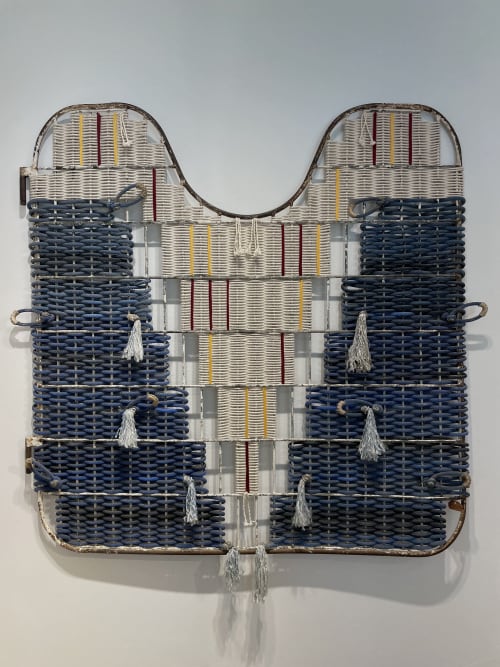 Still Wild | Mixed Media by Justin Squier. Item composed of metal and fiber in mid century modern or contemporary style