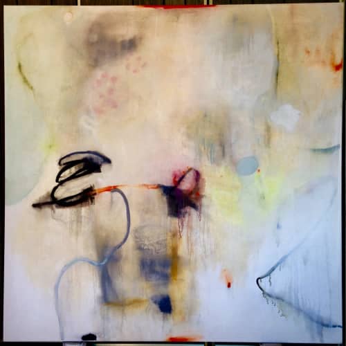 Free Verse c2012 | Oil And Acrylic Painting in Paintings by Anne C. Faber. Item composed of canvas & synthetic
