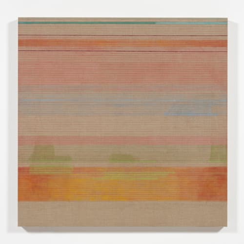 Swim | Oil And Acrylic Painting in Paintings by Lauren Adams Thomas. Item made of canvas works with minimalism & mid century modern style