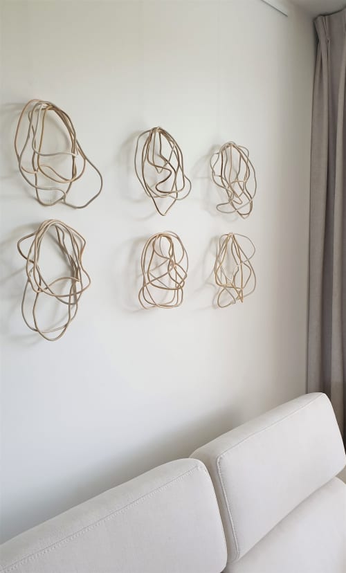 Sand and wind | Sculptures by Cecil Kemperink. Item made of stoneware