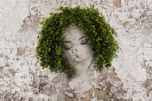 Nature Made | Oil And Acrylic Painting in Paintings by Irena Orlov. Item made of canvas with synthetic