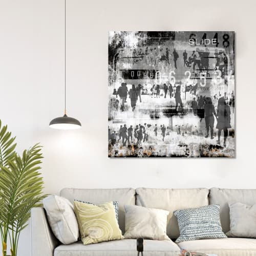 HUMAN CROWD II | Prints by Sven Pfrommer. Item made of canvas compatible with urban style
