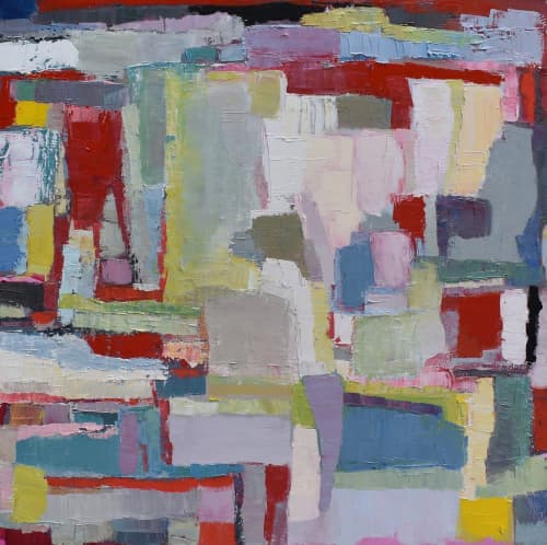 Islands in the Sky II | Oil And Acrylic Painting in Paintings by LangfordArt. Item composed of canvas and synthetic