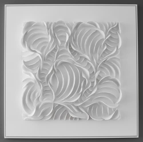 The fossil find (large) | Wall Sculpture in Wall Hangings by Chad Schonten. Item composed of canvas & paper compatible with minimalism and modern style