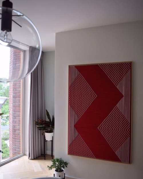 Repeat | Tapestry in Wall Hangings by Fault Lines by Matthias de Vogel. Item made of fabric
