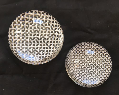 Basketweave Paperweight | Toiletry in Storage by Carrie Gustafson. Item composed of synthetic