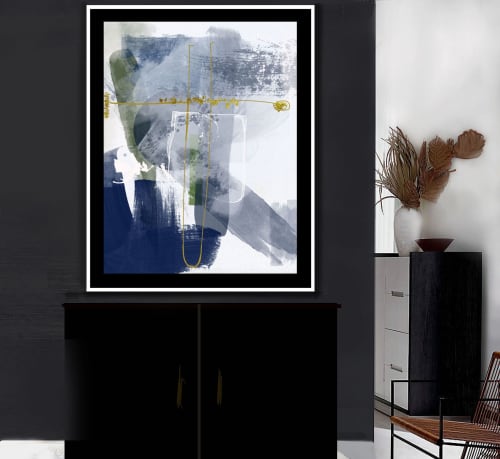 The Divine Proportion Inherent in Negative Space | Prints by Linda lhermite. Item made of paper works with contemporary & industrial style