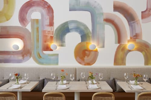 Wall Mural | Murals by Leanne Shapton | Il Fiorista in New York