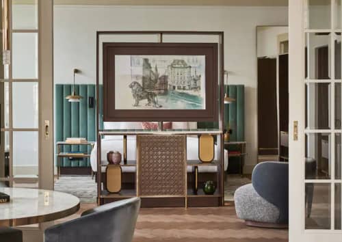 Artwork for Andaz Prague's suites | Prints by Sara J Beazley | Andaz Prague - a concept by Hyatt in Praha 1. Item composed of paper