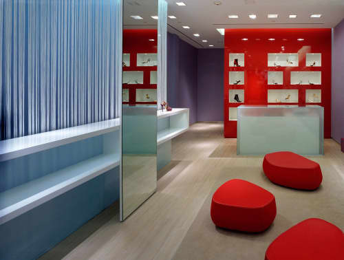 Hirshleifer's Shoe Store | Interior Design by Sergio Mannino Studio | Saint Laurent Manhasset in Manhasset