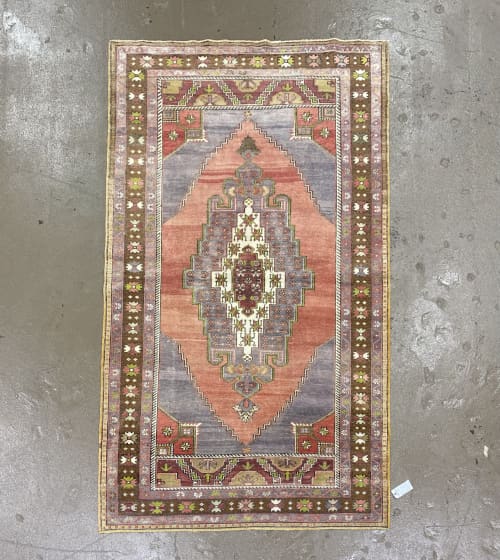 Vintage Turkish Rug | 5 x 8.8 | Area Rug in Rugs by Vintage Loomz. Item made of wool compatible with boho and mediterranean style