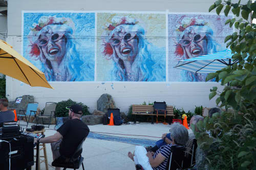 Mural Fairy on the wall | Street Murals by Robot Muralist | 1103 High St in Auburn