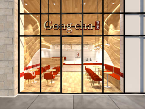 Gongcha Founders Lane | Interior Design by Studio Hiyaku | Gong Cha Canberra CBD in Braddon