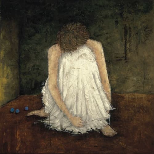 Erica Hopper "Grapes of Prose" | Oil And Acrylic Painting in Paintings by YJ Contemporary Fine Art | YJ Contemporary Fine Art in East Greenwich. Item made of canvas